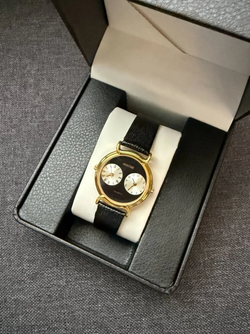Vintage Dual-Time Quartz Watch (Untested)